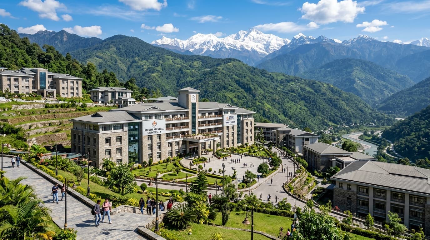 Sikkim Manipal University logo